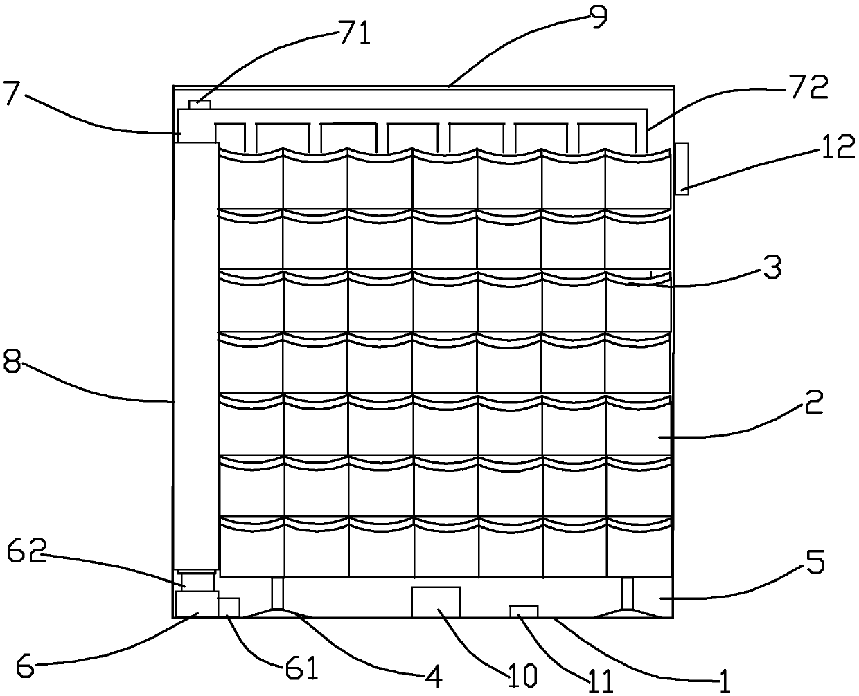 Transporting method and device capable of reducing fighting injury of swimming crabs