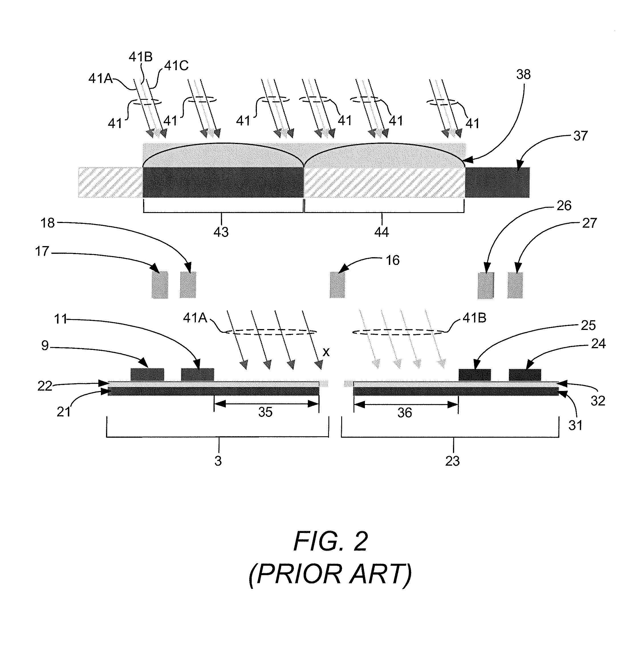 Color filter device and method for eliminating or reducing non-uniform color error caused by asymmetric color cross-talk in image sensor devices