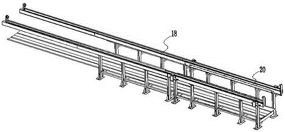 Robot stripping, patching, transfer device and method after zinc stripping and zinc stripping production line