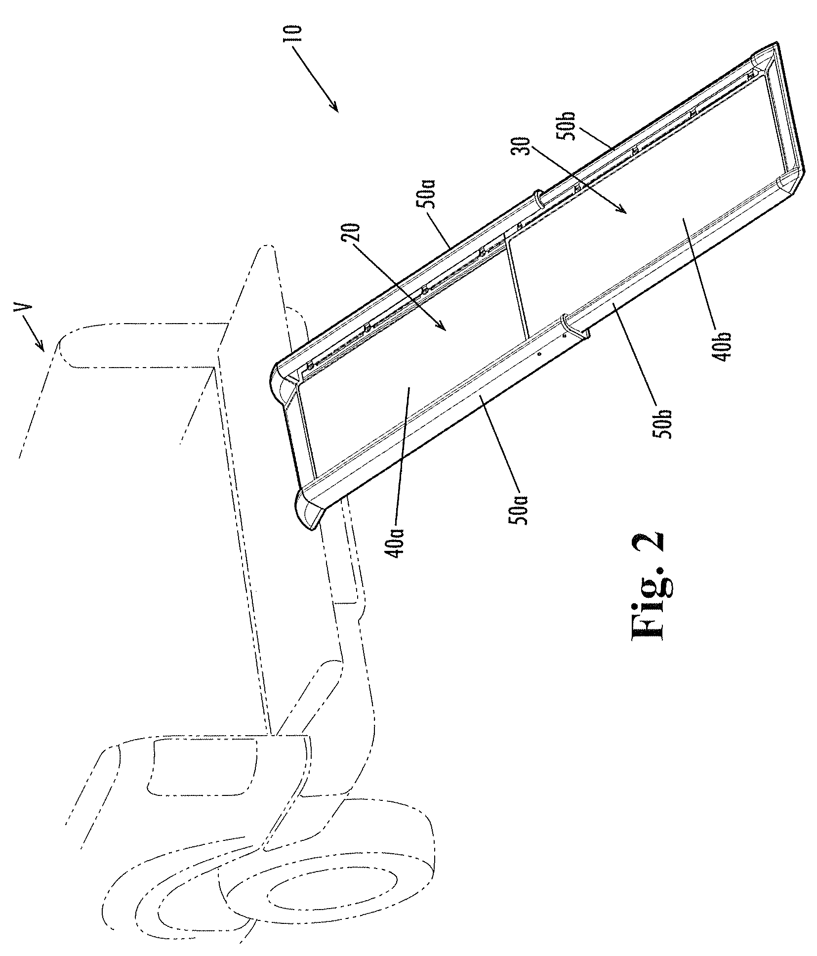 Telescoping pet ramp