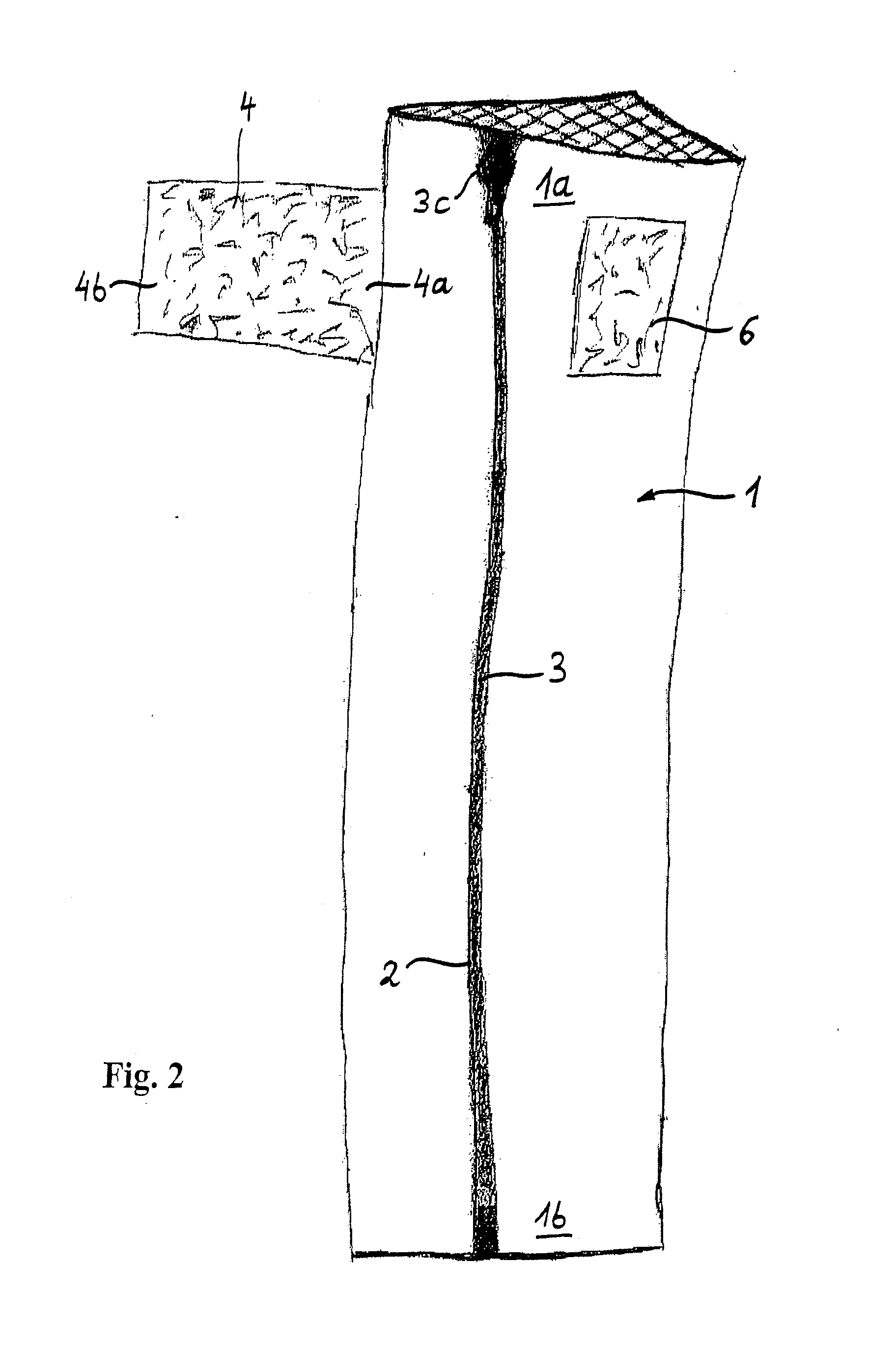 Compression bandage for mammals, in particular for horses