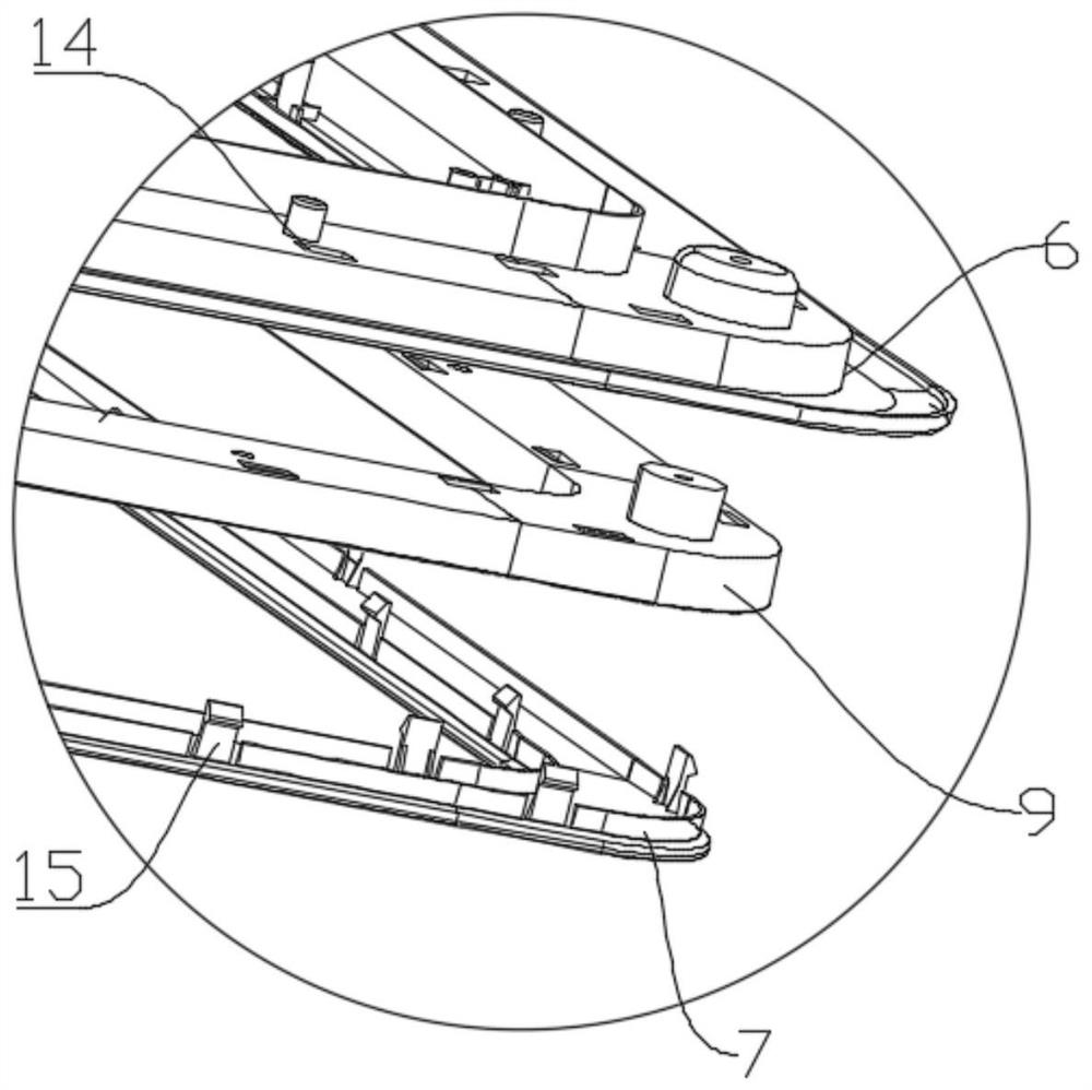 Rapidly-mounted roof lamp and mounting structure thereof