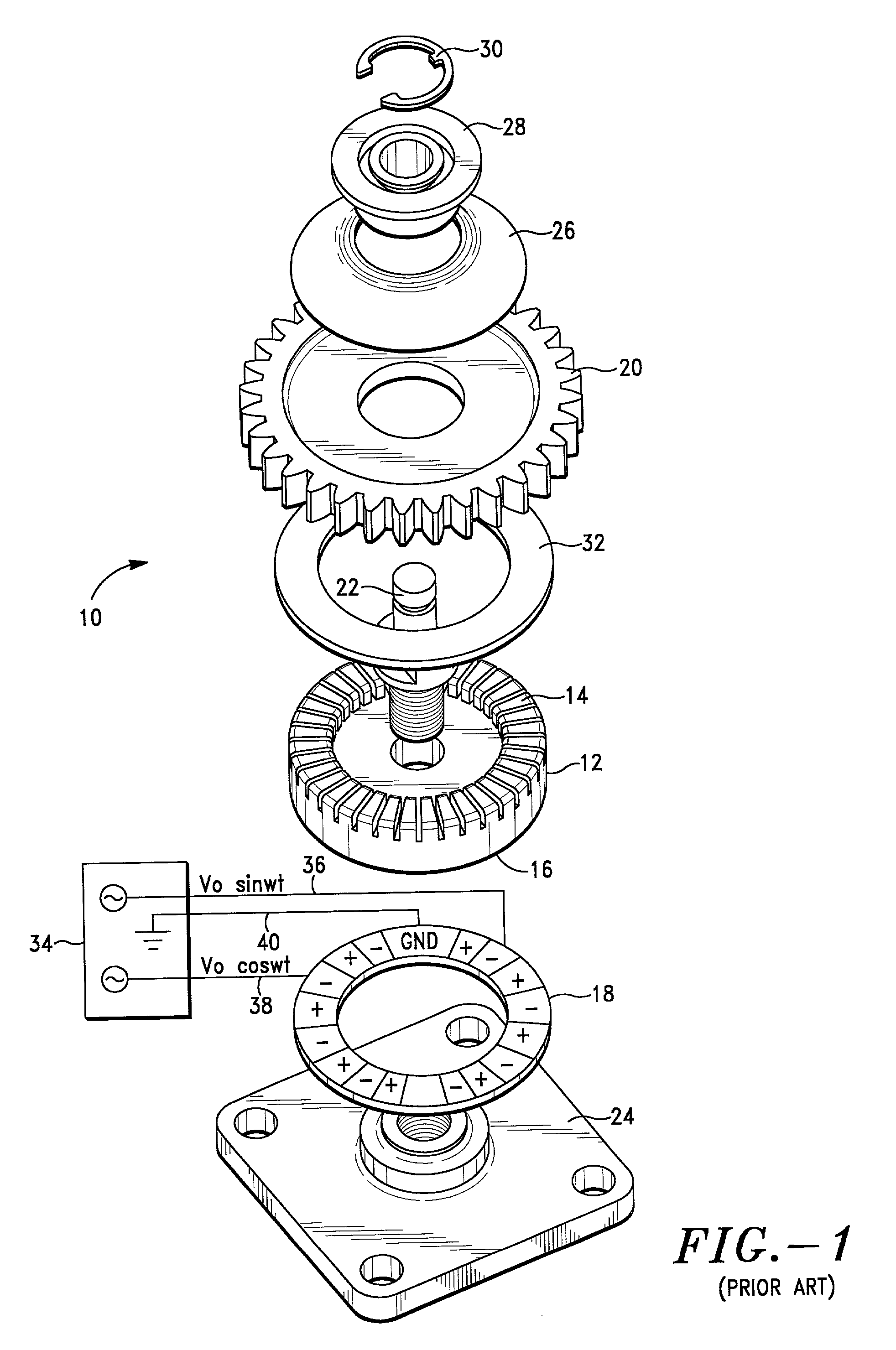 Piezoelectric wave motor