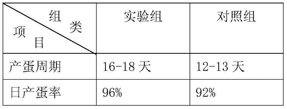 Formula feed for improving production performance of broiler breeder