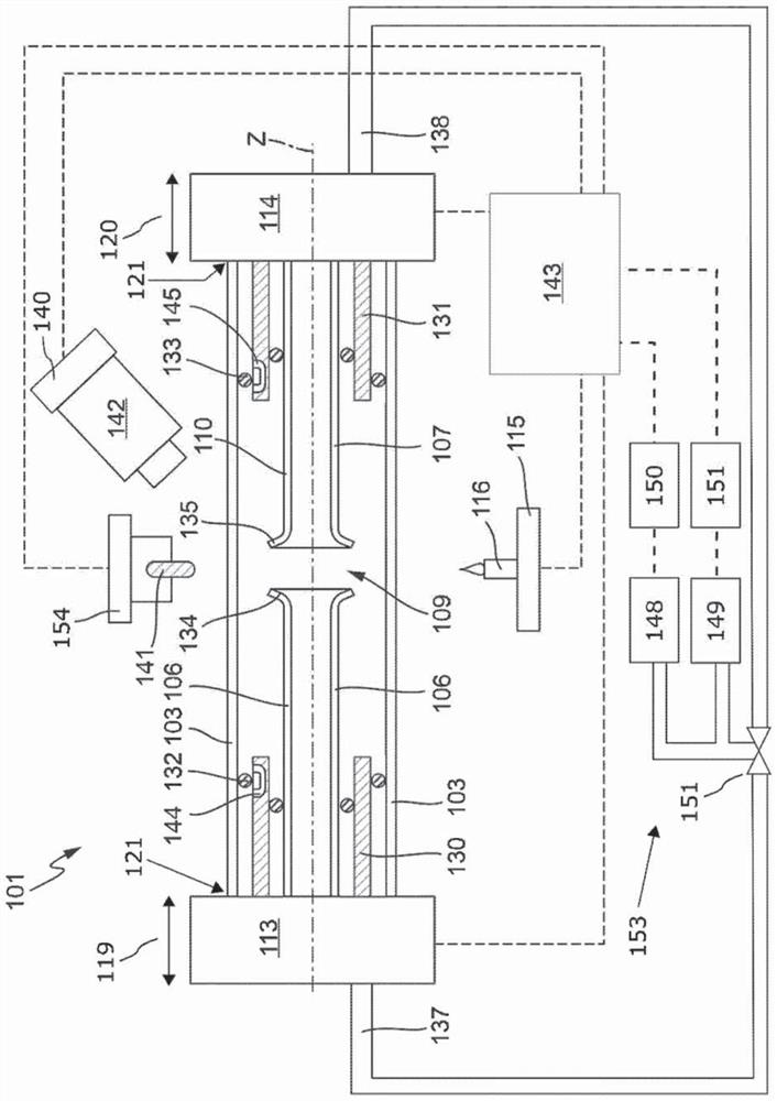 Apparatus for the automated production of glass assemblies and corresponding method