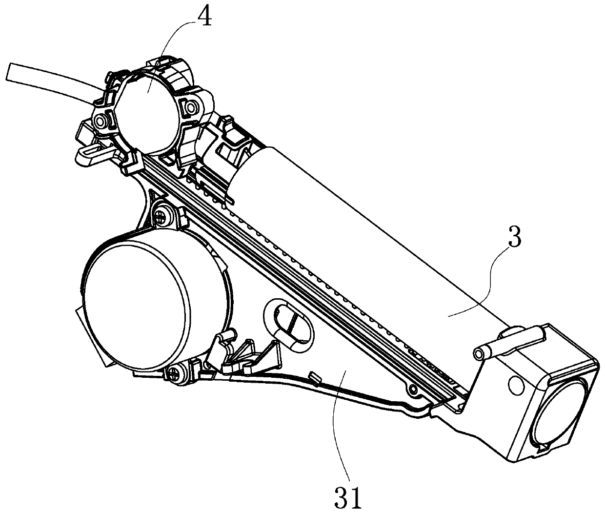 Spray rod control method of intelligent pedestal pan and intelligent pedestal pan