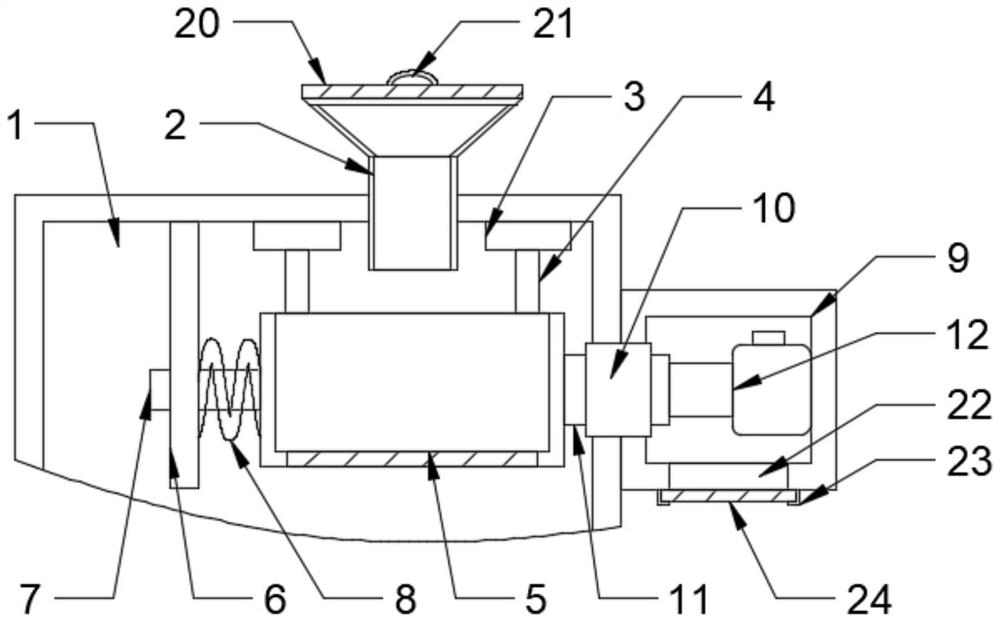 Novel constructional engineering sand screening device