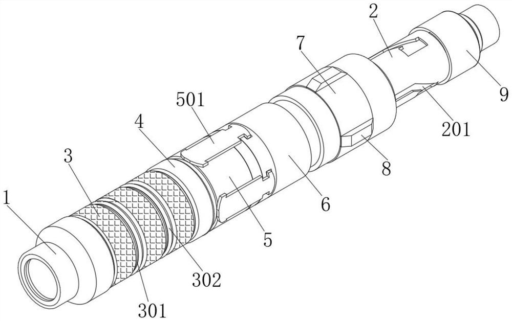 Oil tube packer capable of conveniently replacing rubber sleeve