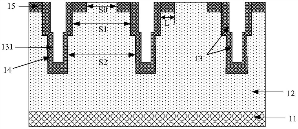 Multistage groove Schottky diode and manufacturing method thereof