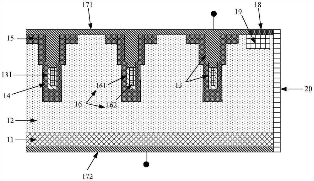 Multistage groove Schottky diode and manufacturing method thereof