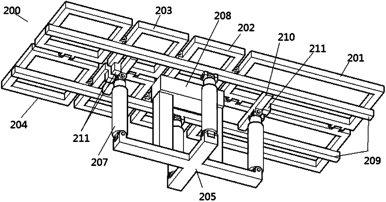 Electric bed having side-turning function