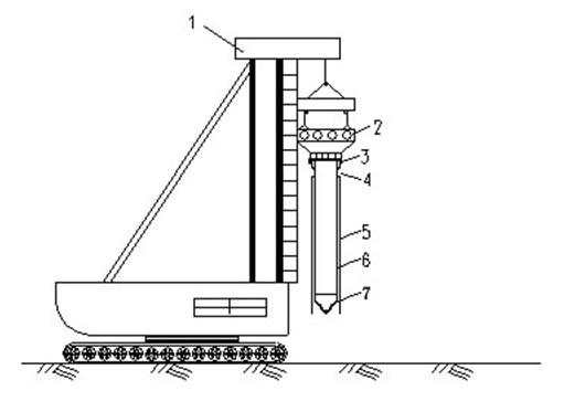 Construction method for immersed tube type underground continuous wall without compacting