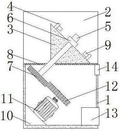 Bearing selling display cabinet capable of displaying bearing performances