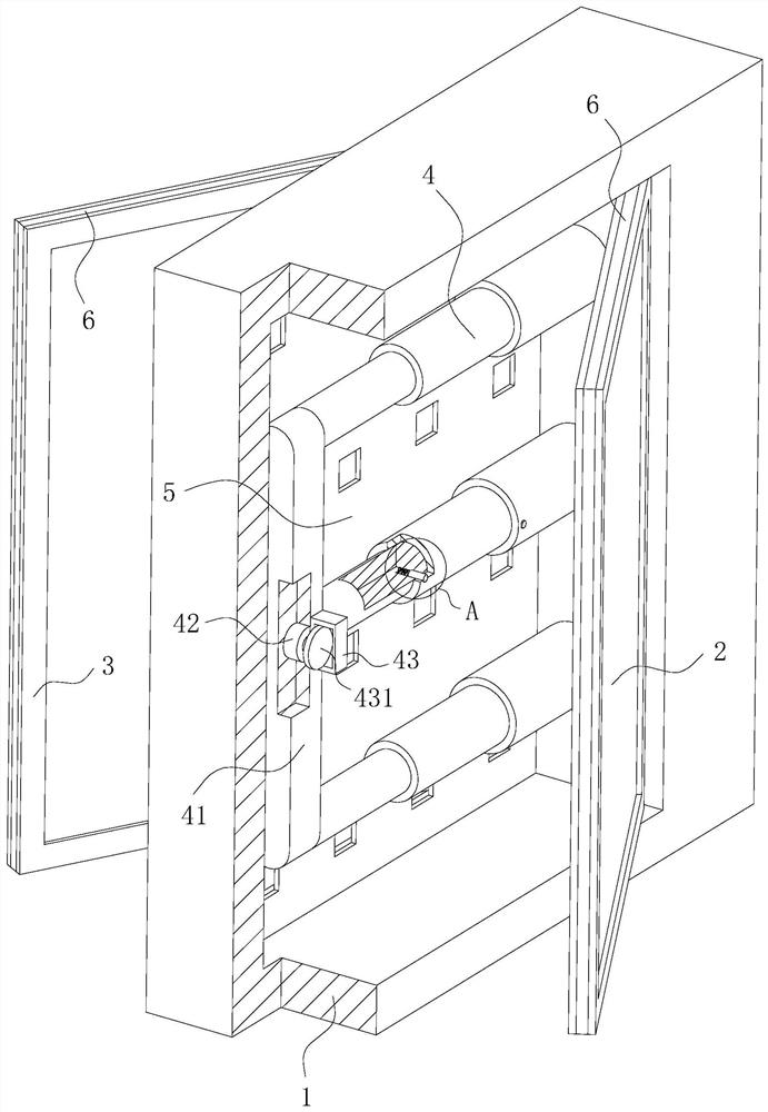 An aluminum alloy door and window