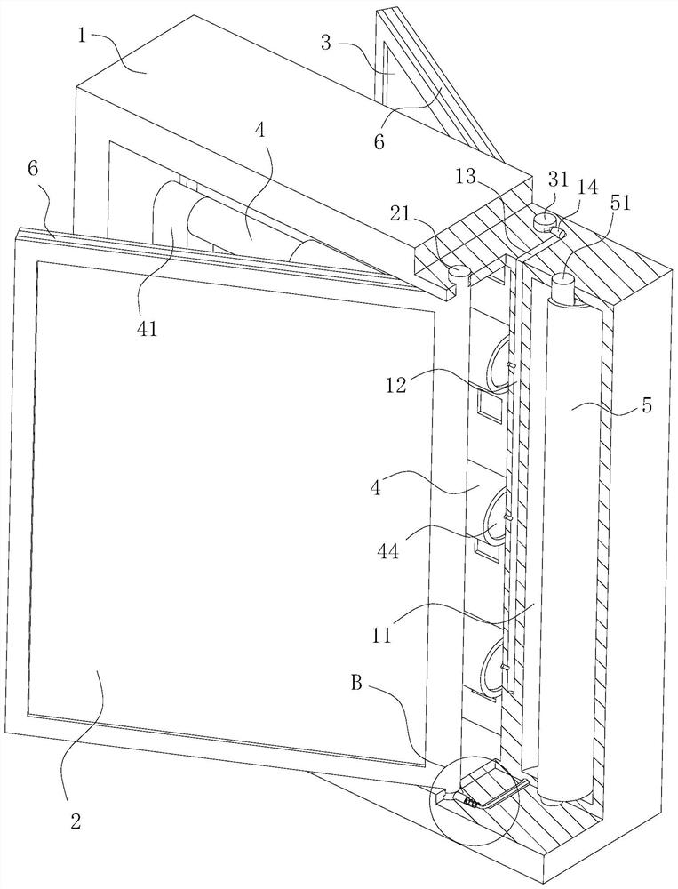 An aluminum alloy door and window