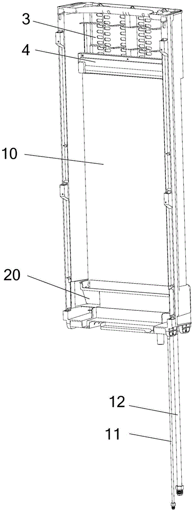 Evaporator components and air conditioner indoor units