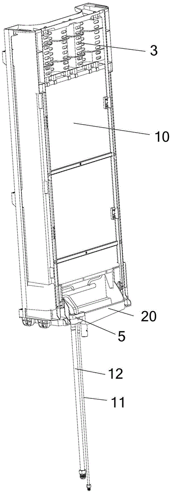 Evaporator components and air conditioner indoor units