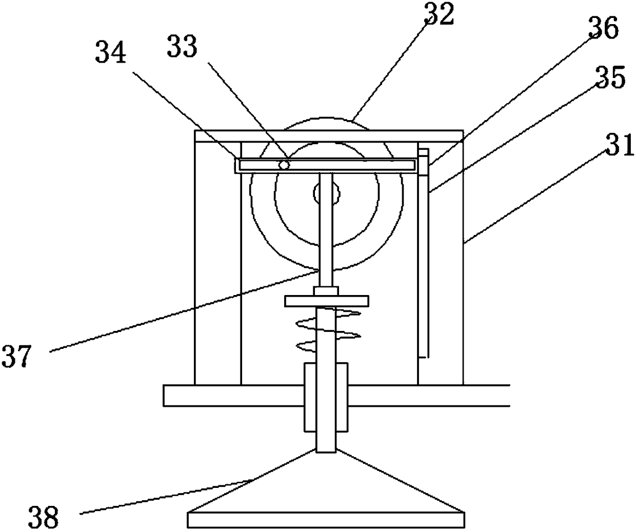 Crushing and disinfecting pretreatment device for medical waste