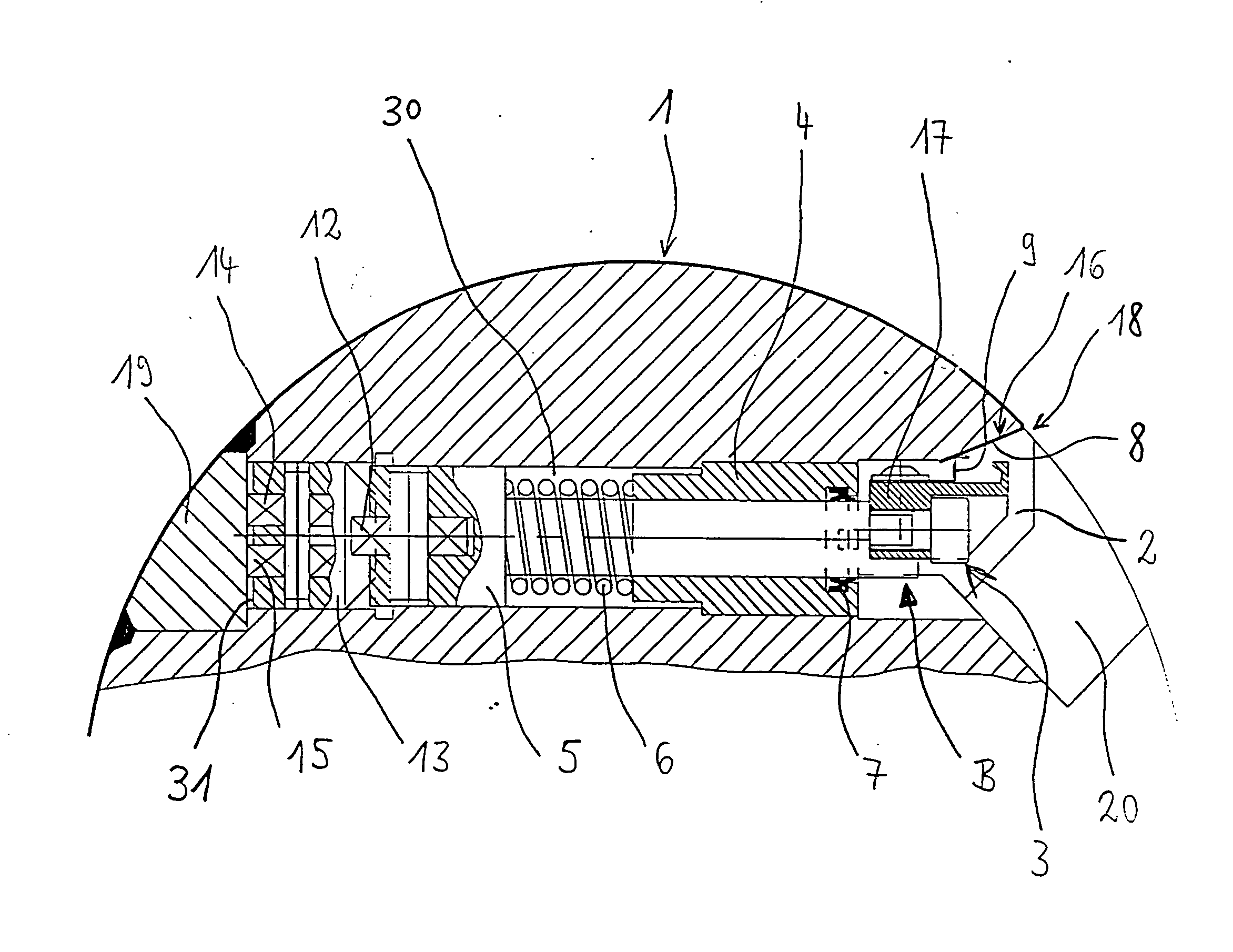 Plate cylinder of a printing press