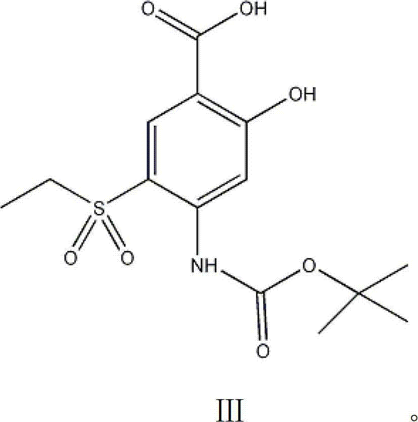 Intermediate in amisulpride and method for preparing amisulpride by using intermediate