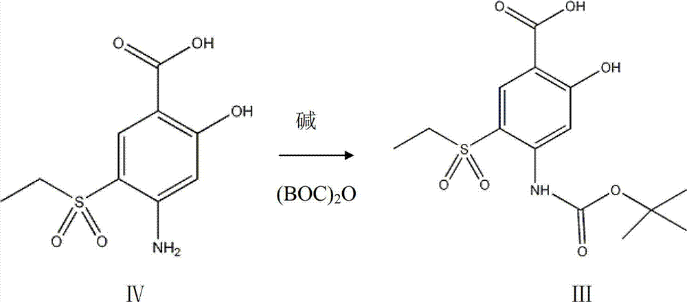 Intermediate in amisulpride and method for preparing amisulpride by using intermediate