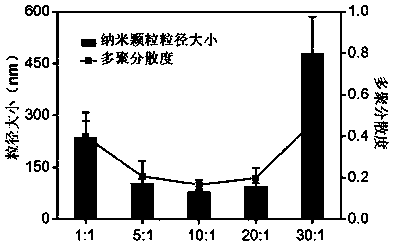 Solution containing blood stable nanoparticles, preparation method thereof and detection method of miRNA markers