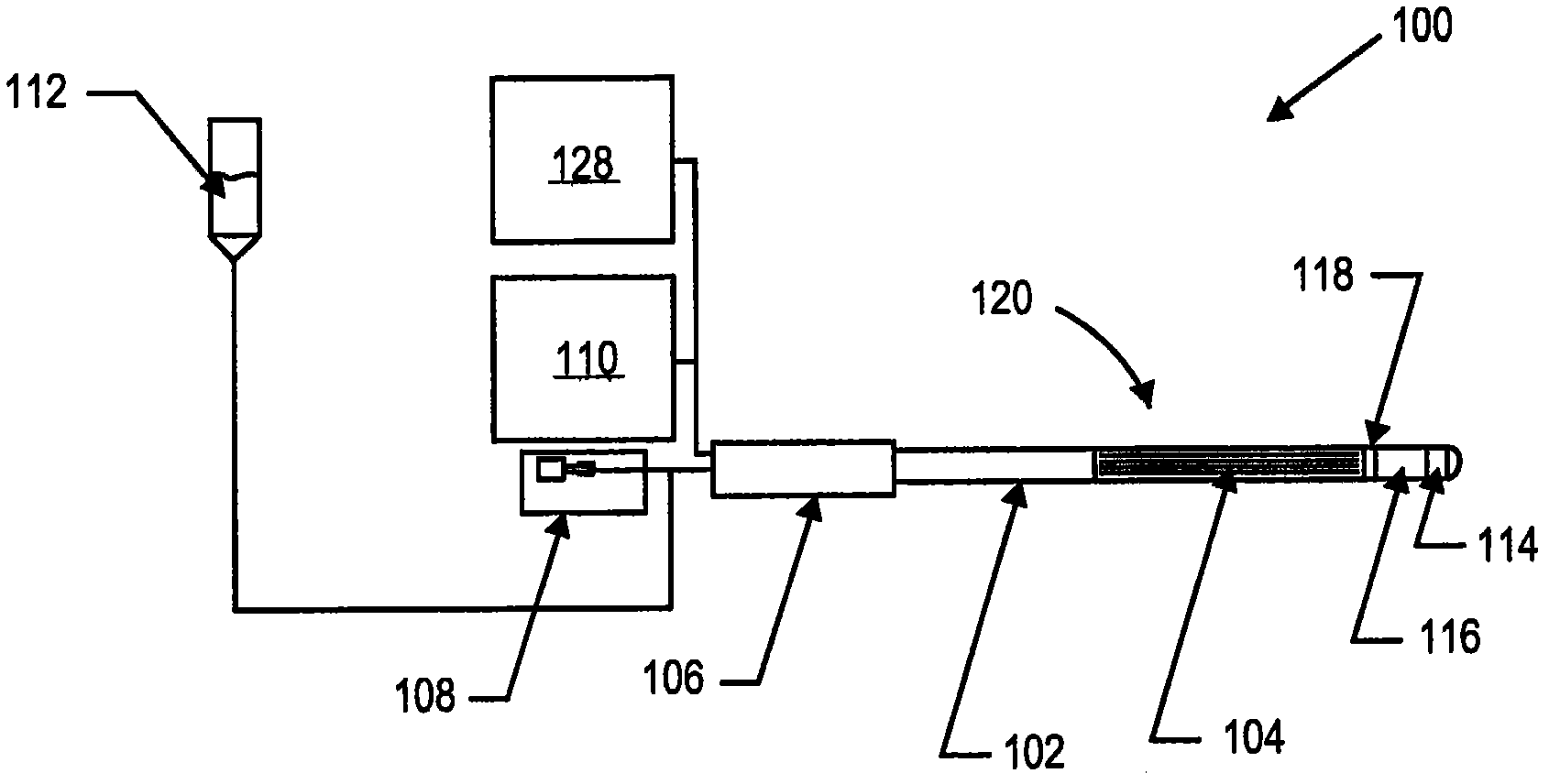 Hot tip vein therapy device