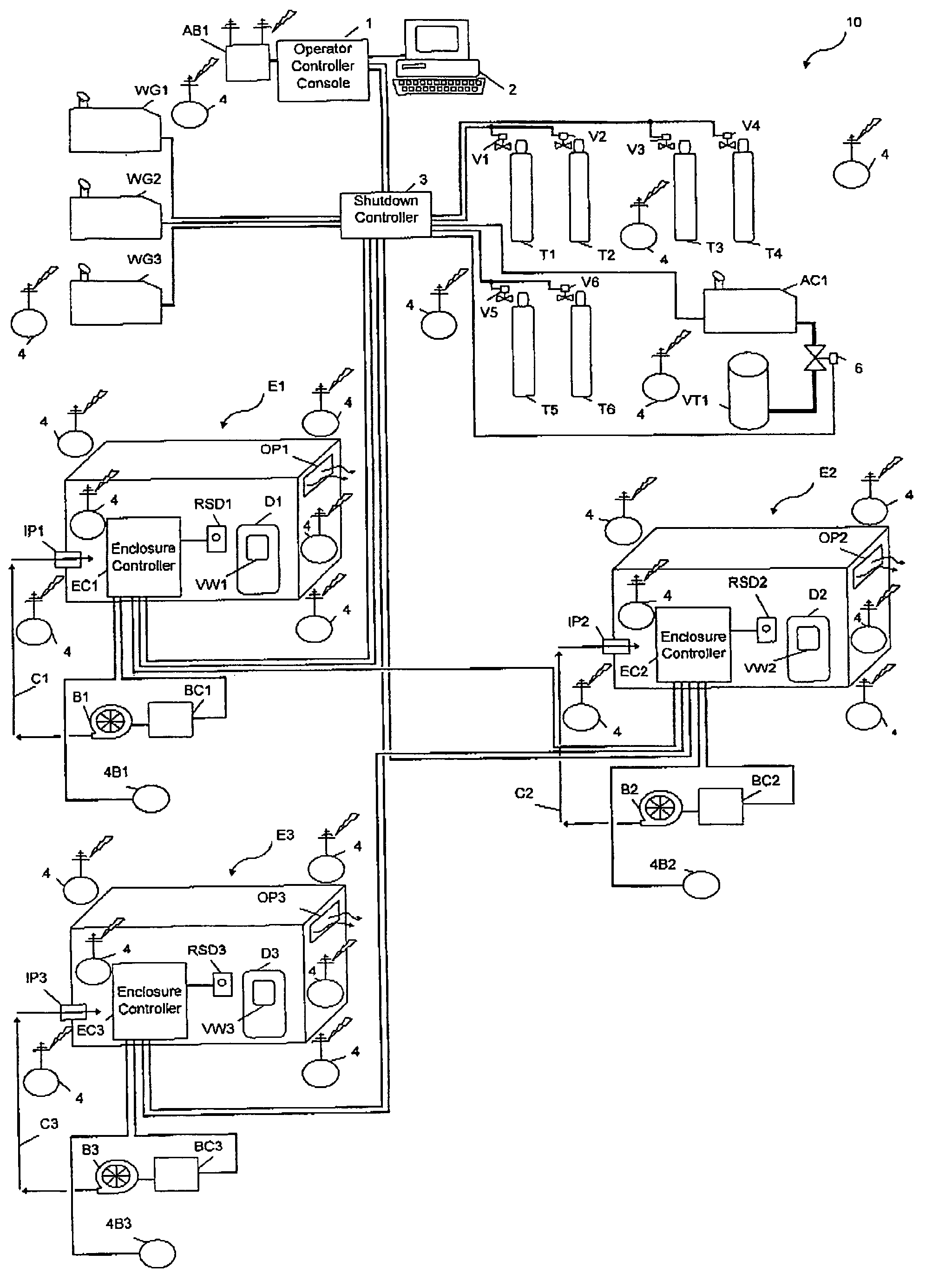 Enclosure system allowing for hot work within the vicinity of flammable and combustible material