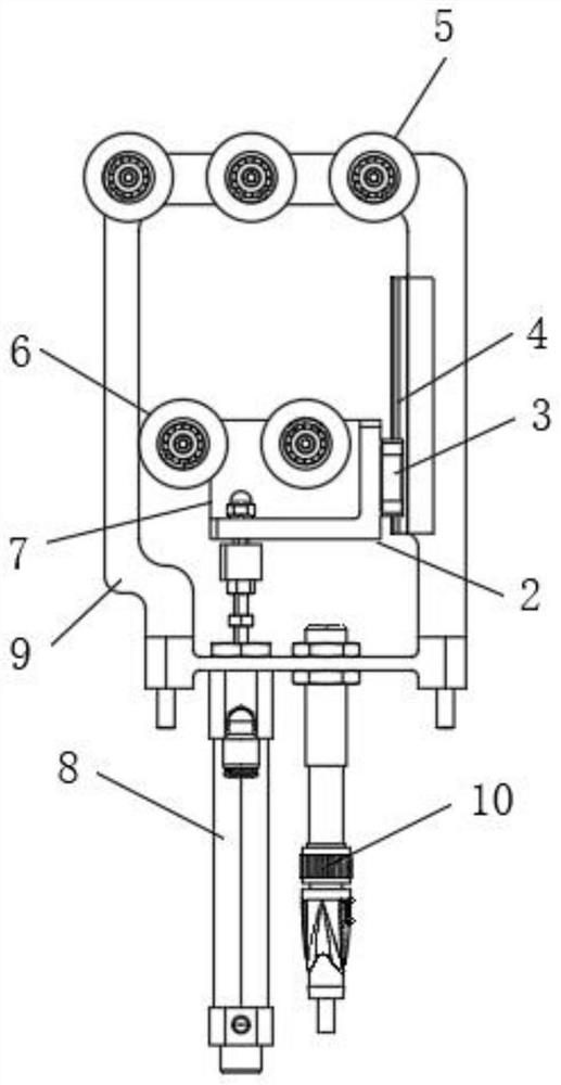 Sectional control system for extremely low tension of tows in tow placement equipment