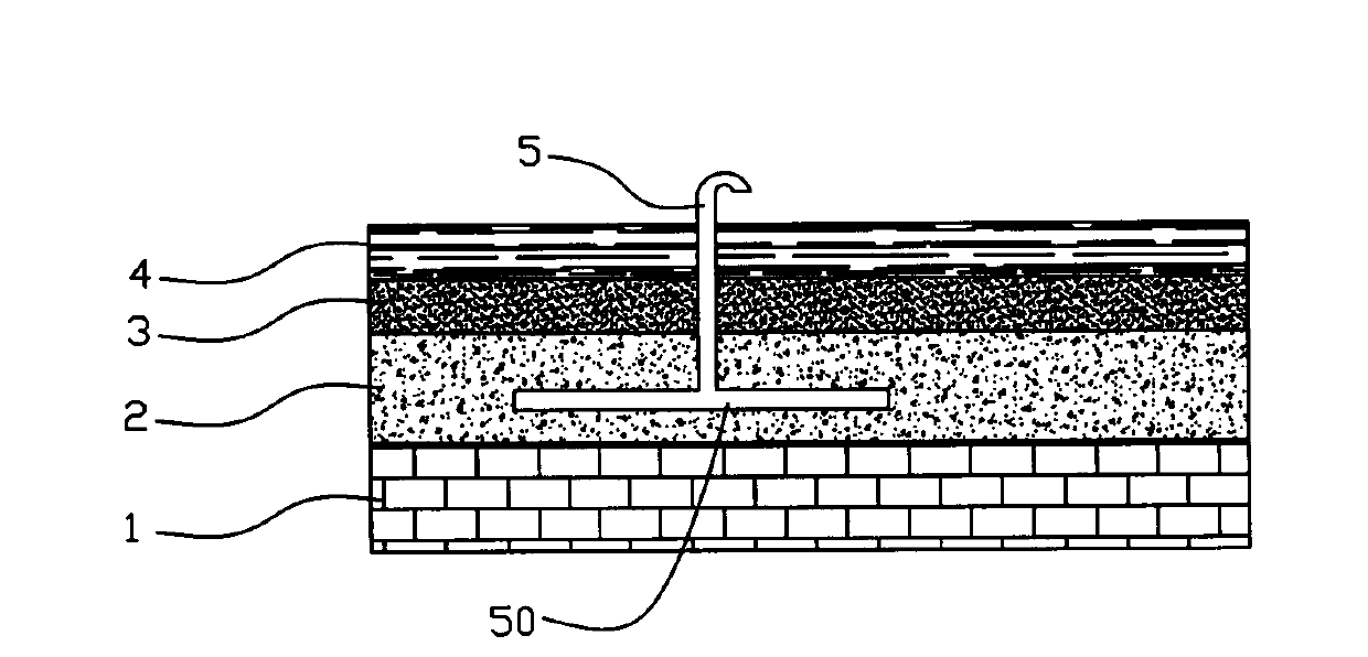 Roof structure with airflow channel