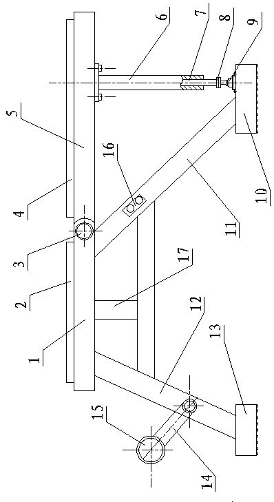 Arm strength training device with automatic adjusting function and use method thereof