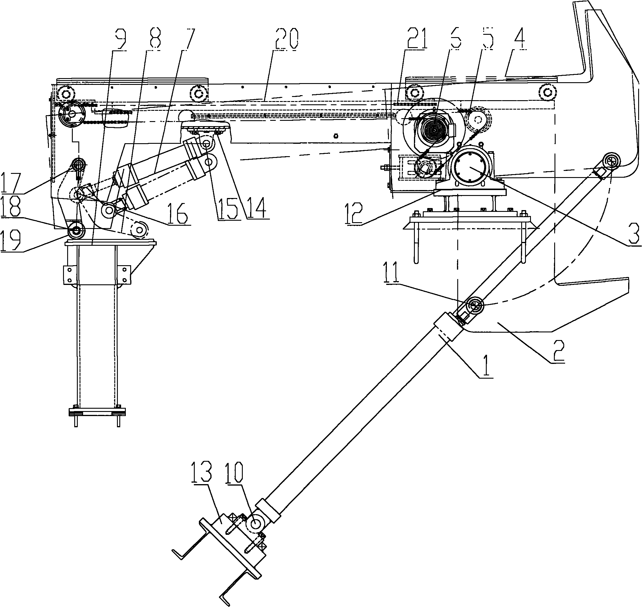 Mechanism for reversing and transferring aluminium ingots discharged from aluminium slab ingot heating /soaking pit furnace