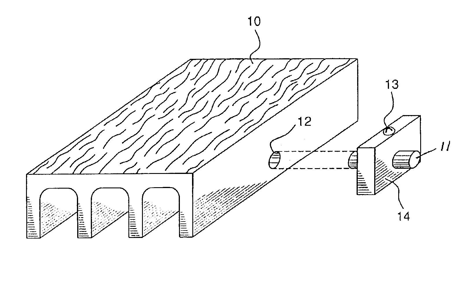 Plastic fencing system reinforced with fiberglass reinforced thermoplastic composites