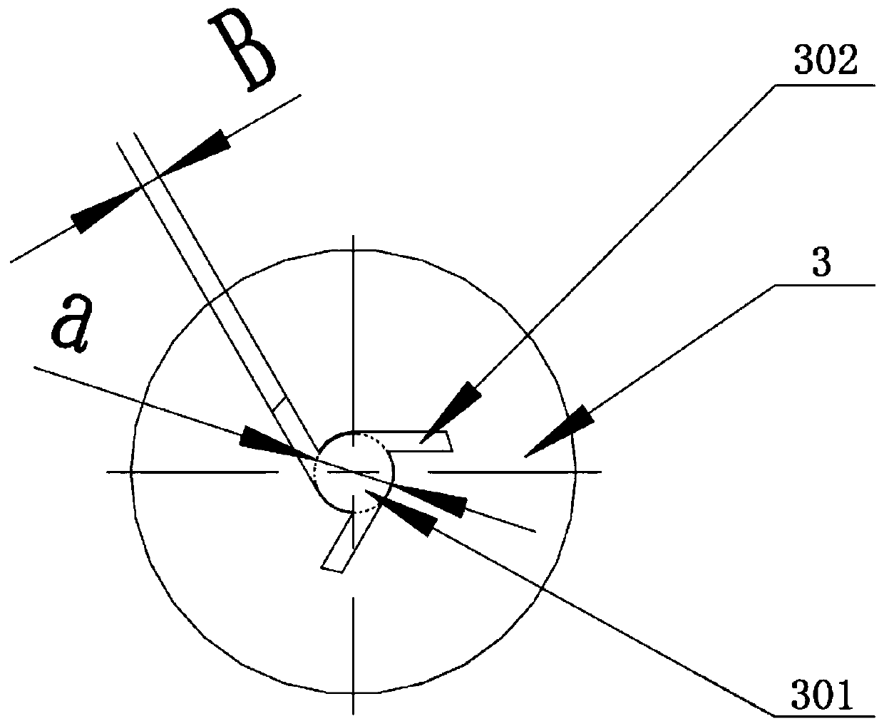 A single-hole atomizing fuel injector and its swirl atomizing structure