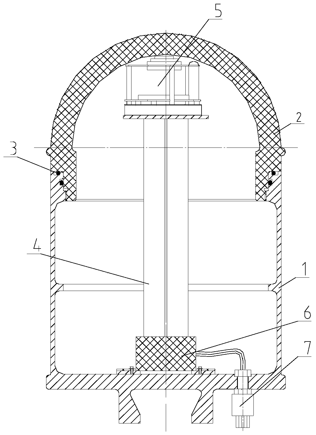 Cable-free alarm buoy based on Beidou satellite navigation system