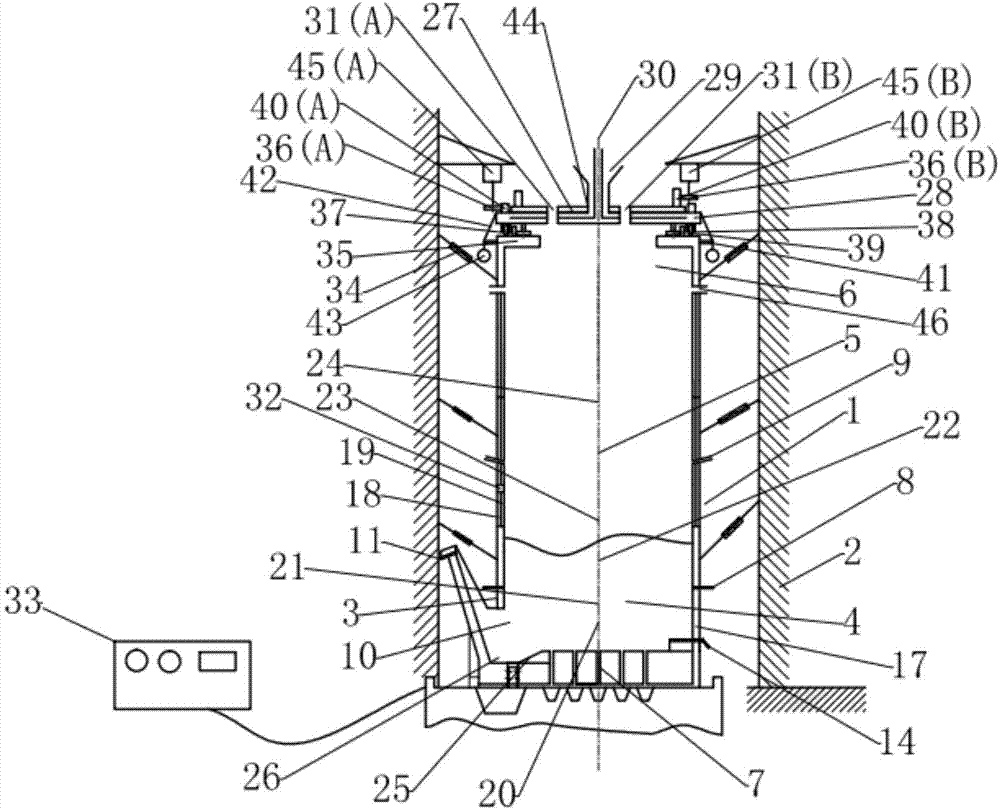 Combined regenerated lead oxygen-enriched three-blowing energy-saving smelting furnace