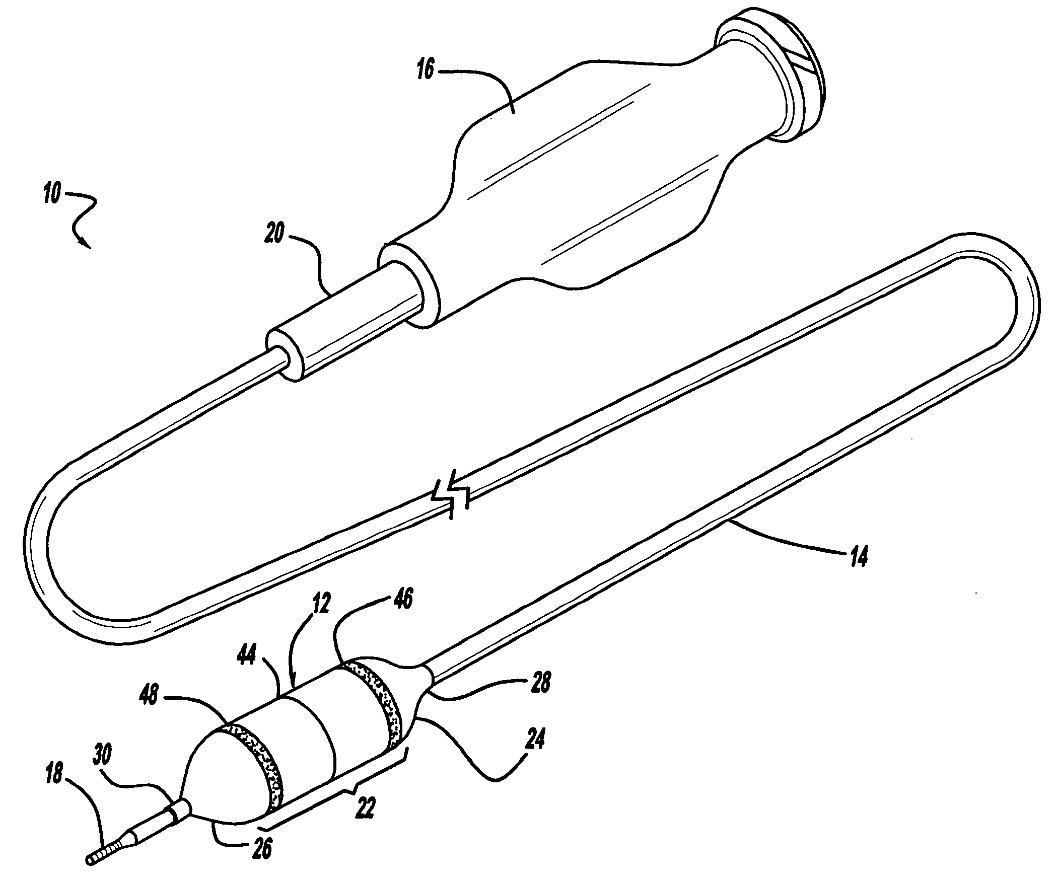 Esophageal balloon catheter with visual marker