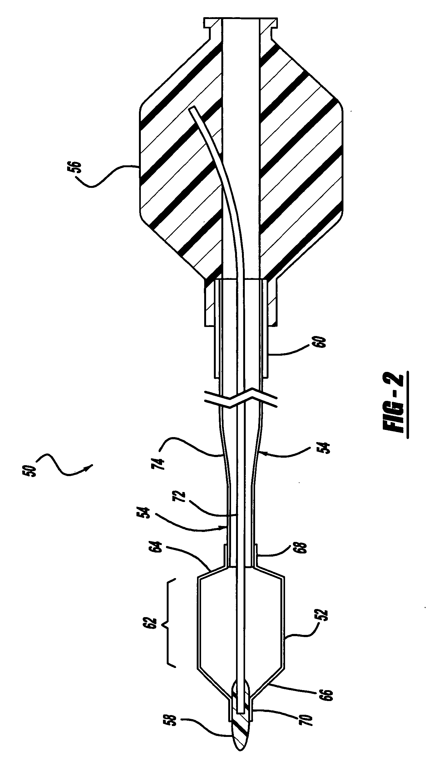 Esophageal balloon catheter with visual marker