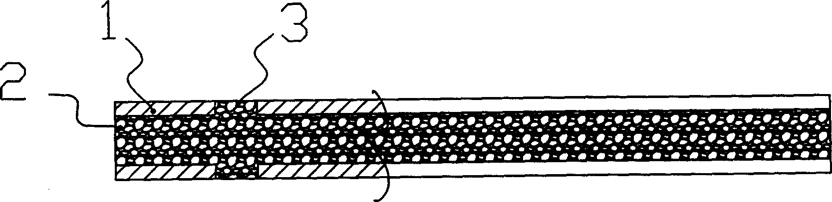 Fire-resistance synthetic wood and its manufacturing method