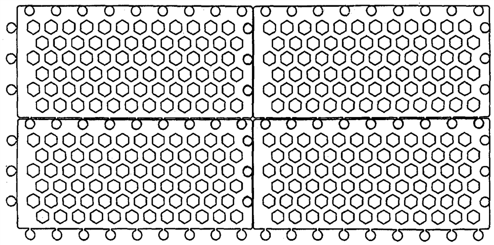 Oil-saving net for car