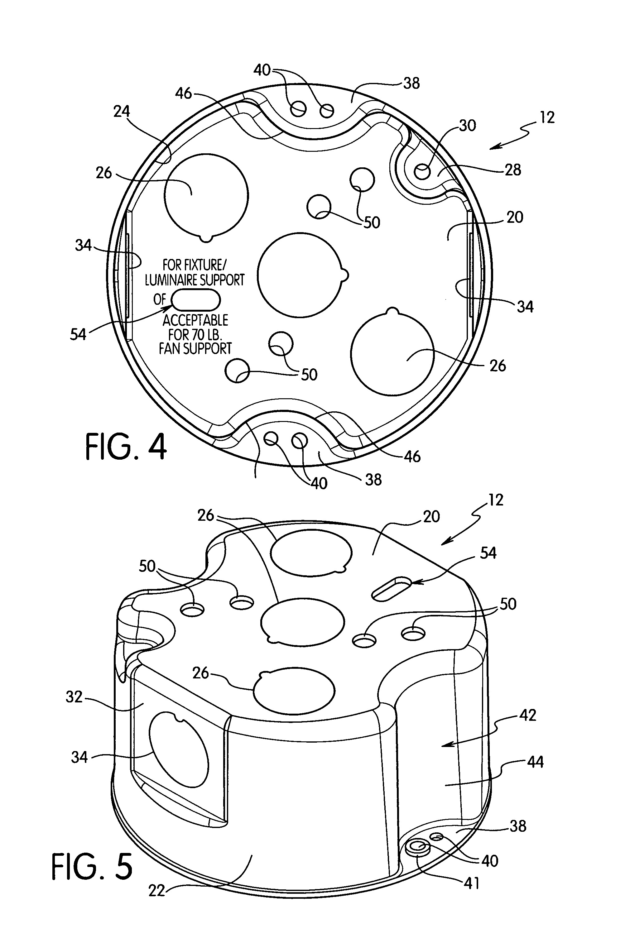 Electrical box having sight window and mounting assembly