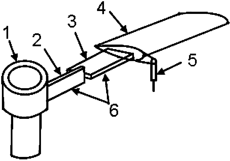 Hingeless rotor blade model and layer pavement design method thereof