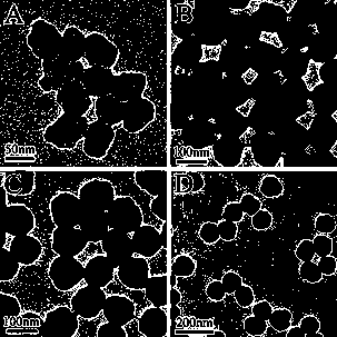 Ferroferric oxide/carbon/cadmium sulfide composite nano material and preparation method thereof