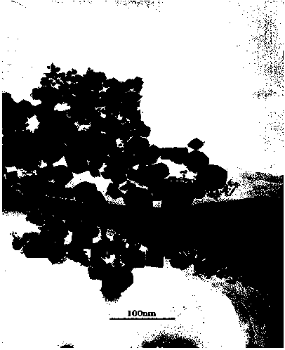 Process for preparing nanometer metal oxide powder by DC plasma method