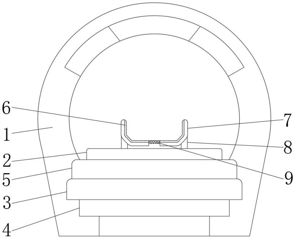 Nuclear magnetic resonance diagnosis device for imaging department and using method