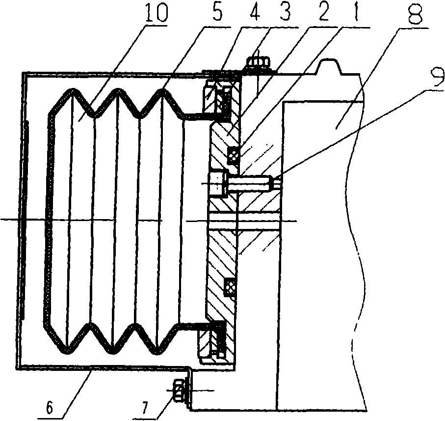 Solid state encapsulation device of X light tube for X fluorescent spectrometer