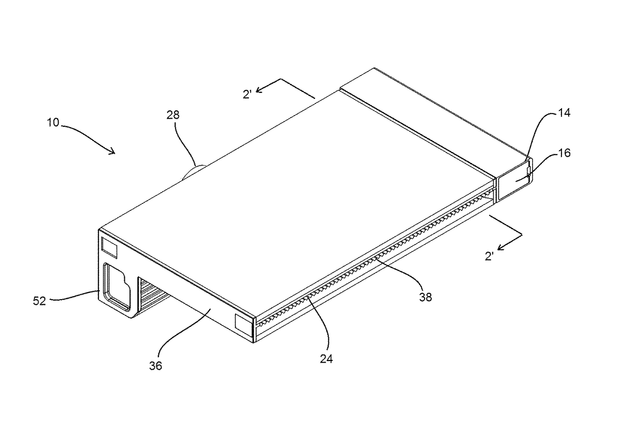 Lighted waterfall device