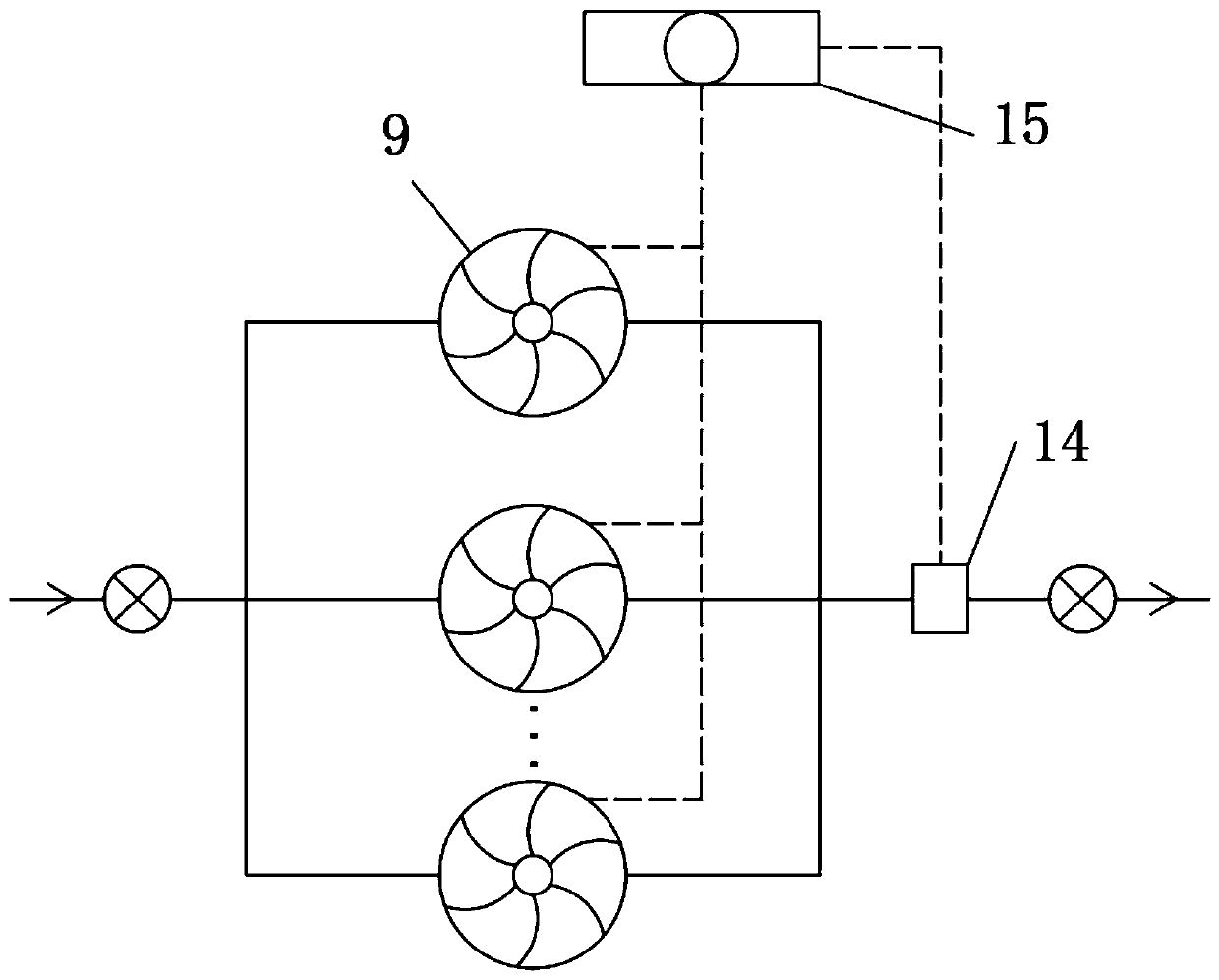 A gas pretreatment booster device and its control method