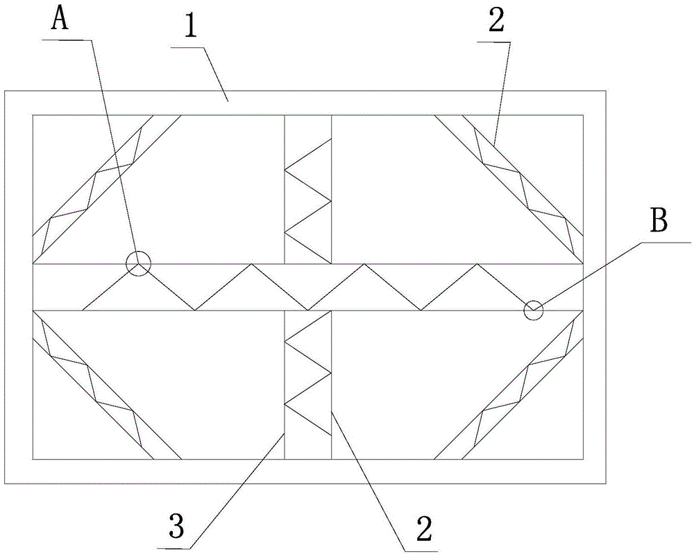 Prefabricated internal support system and construction method for foundation pit support system