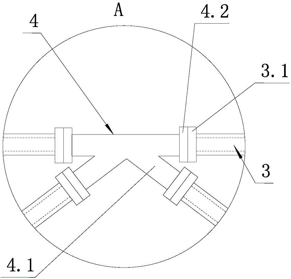 Prefabricated internal support system and construction method for foundation pit support system